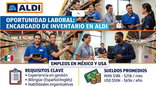 Vacante de Encargado de Inventario en Aldi