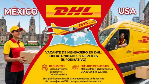 Vacante de Mensajero en DHL