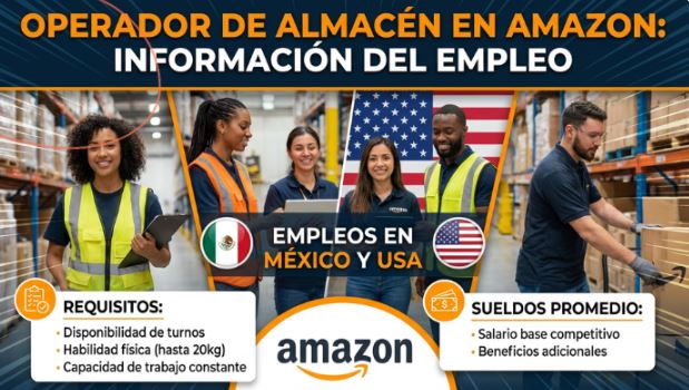 Vacante de Operador de Almacén en Amazon