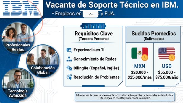 Vacante de Soporte Técnico en IBM