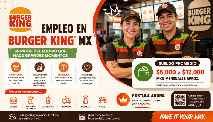 Empleo en Burger King MX