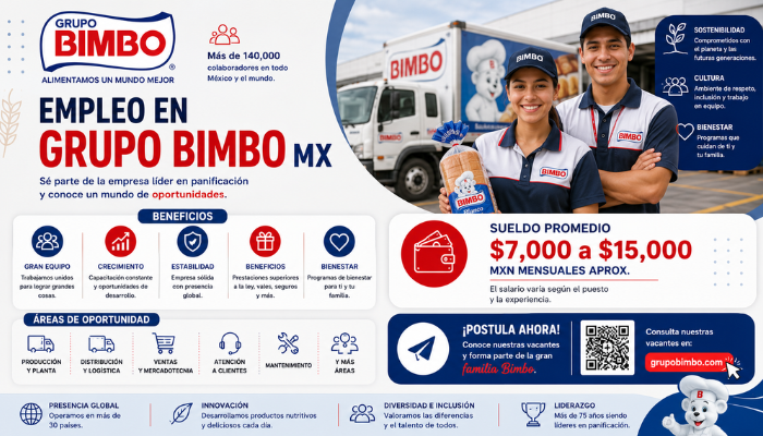 Empleo en Grupo Bimbo MX