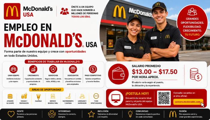 Empleo en McDonald’s USA